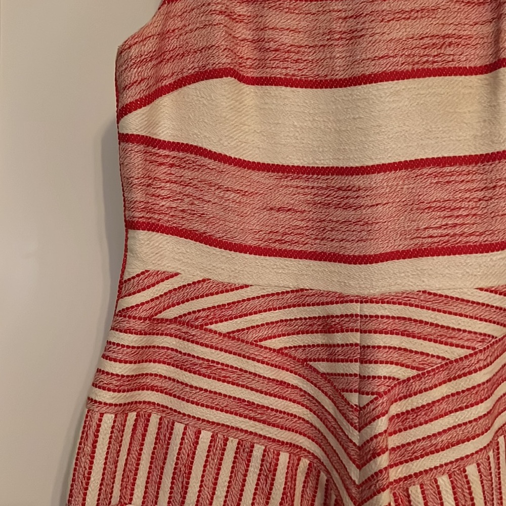 Philip Lim red and white striped a-line dress - Picture 2 of 10